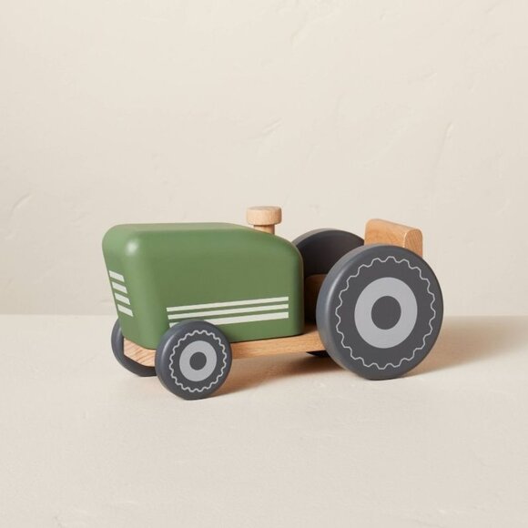 Hearth & Hand Other - Wooden Toy Farm Tractor Green - Hearth & Hand Magnolia - New in Box